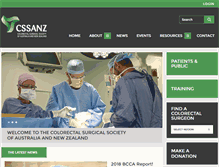 Tablet Screenshot of cssanz.org